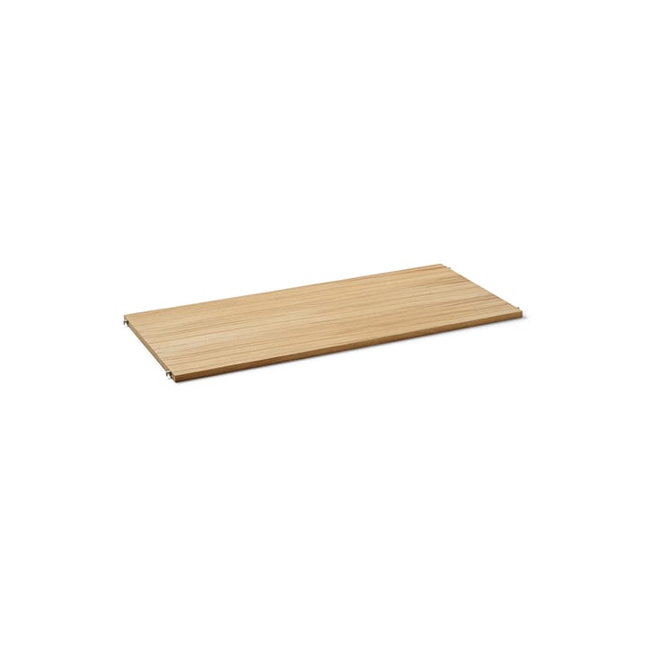 Punctual Perforated plank 90 cm - oak oiled, light grey - Ferm Living