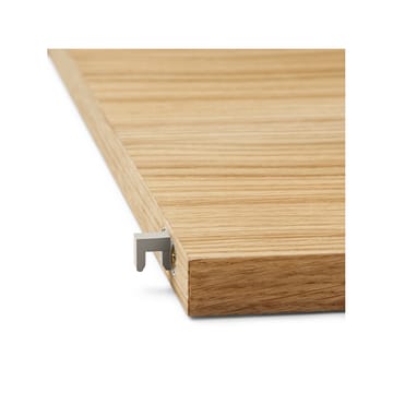 Punctual plank 90 cm - oak oiled, light grey - ferm LIVING