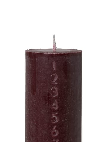 Pure adventskaars - burgundy - Ferm Living