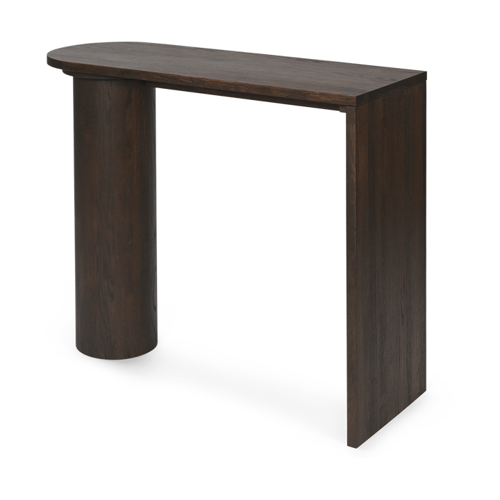 Pylo Console Tafel bijzettafel 85x36x100 cm, Donker gebeitst eikenhout Ferm Living