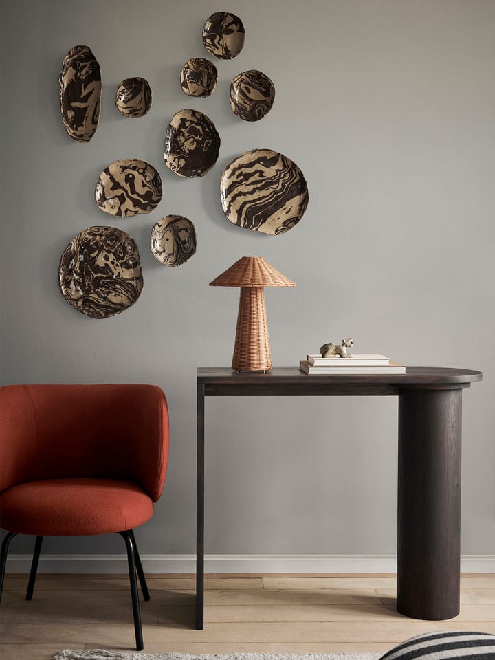 Pylo Console Tafel bijzettafel 85x36x100 cm, Donker gebeitst eikenhout Ferm Living