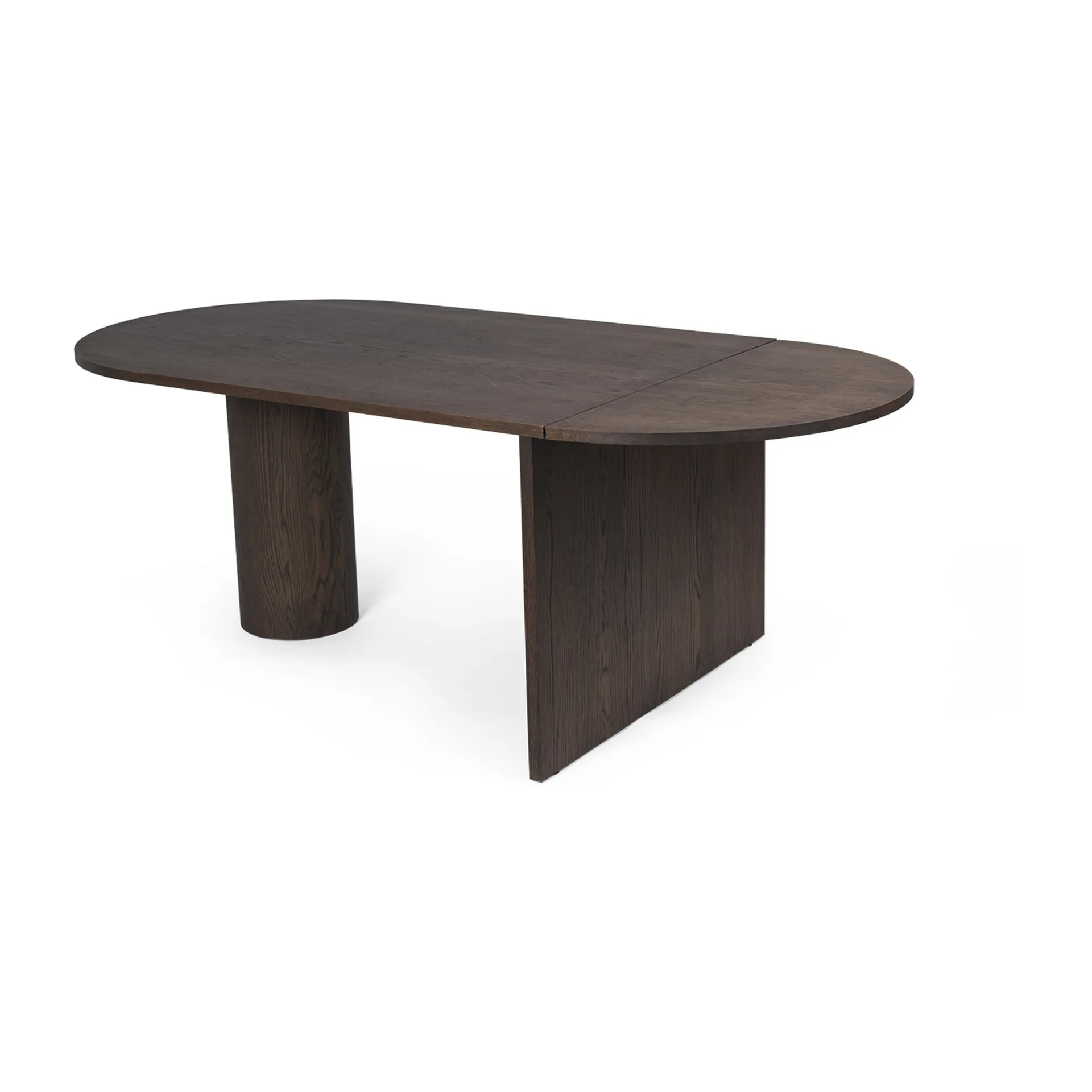 Pylo eettafel 210x100x74 cm, Dark stained oak Ferm Living