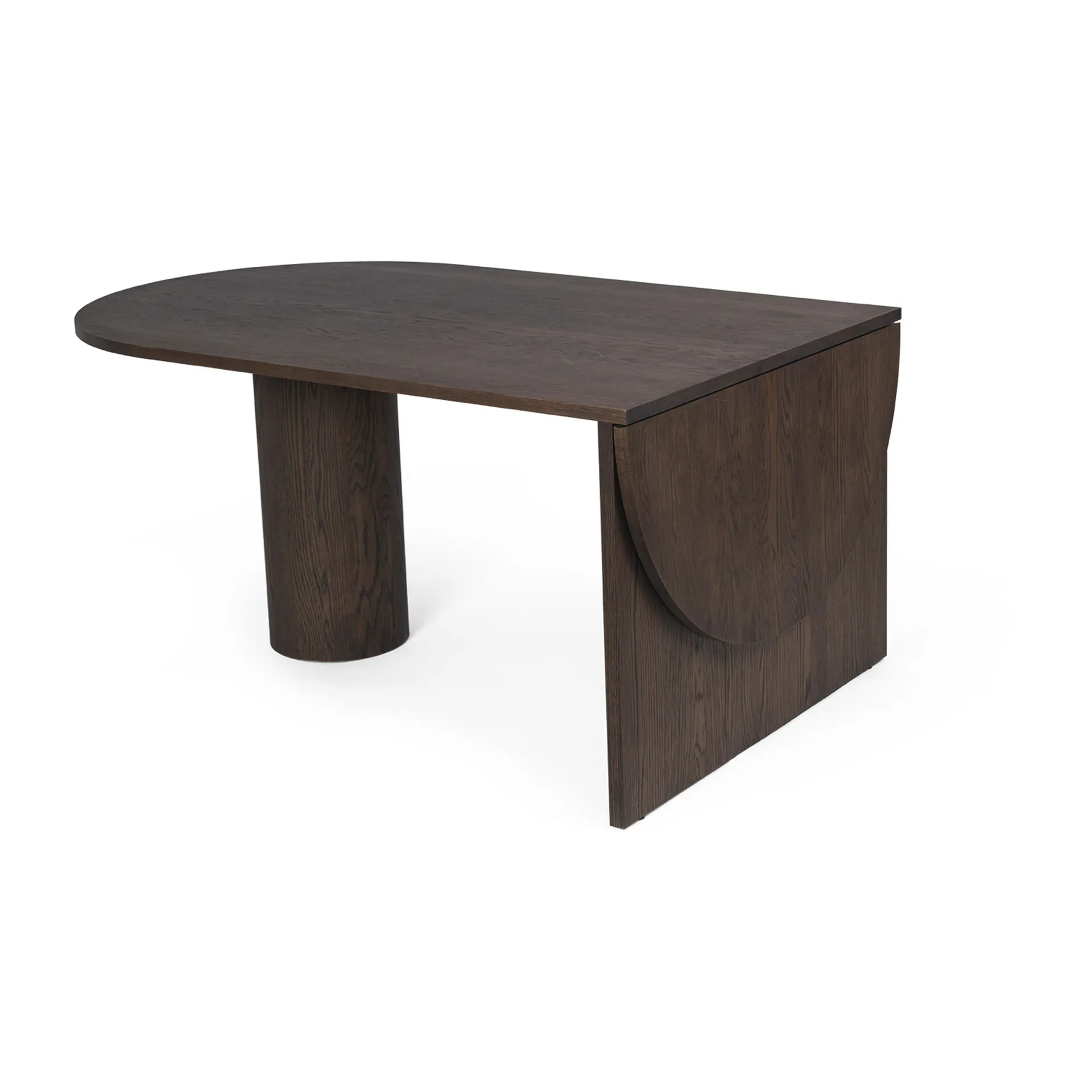 Pylo eettafel 210x100x74 cm, Dark stained oak Ferm Living
