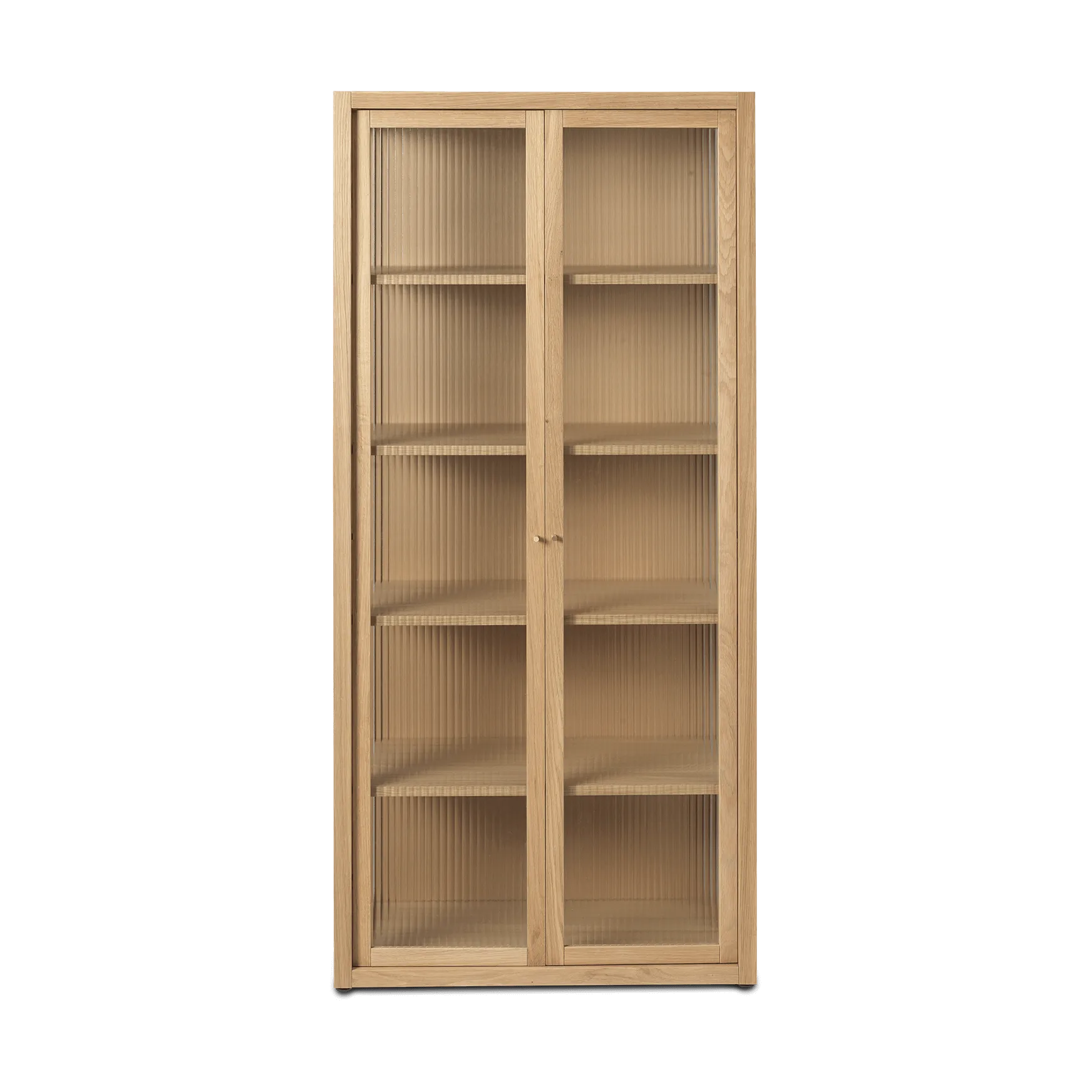 Reed vitrinekast 70x155 cm, Natural oak Ferm Living