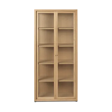 Reed vitrinekast 70x155 cm - Natural oak - Ferm Living