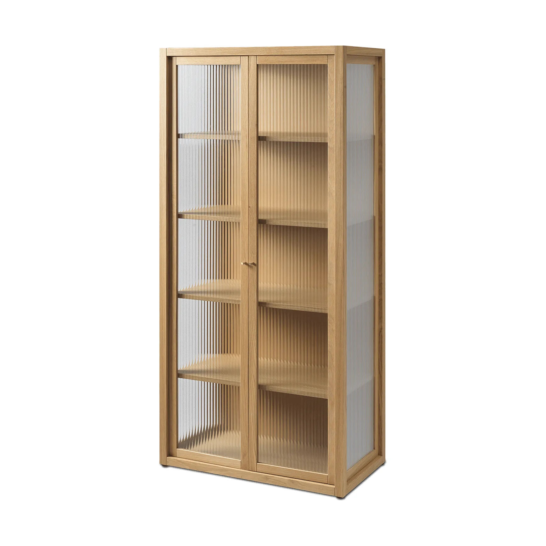 Reed vitrinekast 70x155 cm, Natural oak Ferm Living