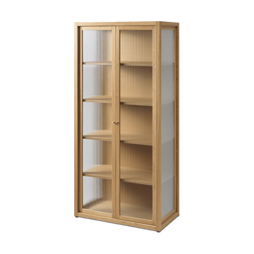 Reed vitrinekast 70x155 cm - Natural oak - Ferm Living