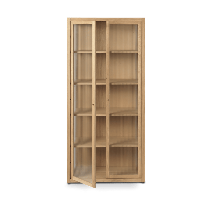 Reed vitrinekast 70x155 cm, Natural oak Ferm Living