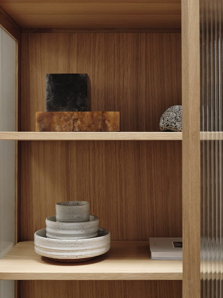 Reed vitrinekast 70x155 cm, Natural oak Ferm Living