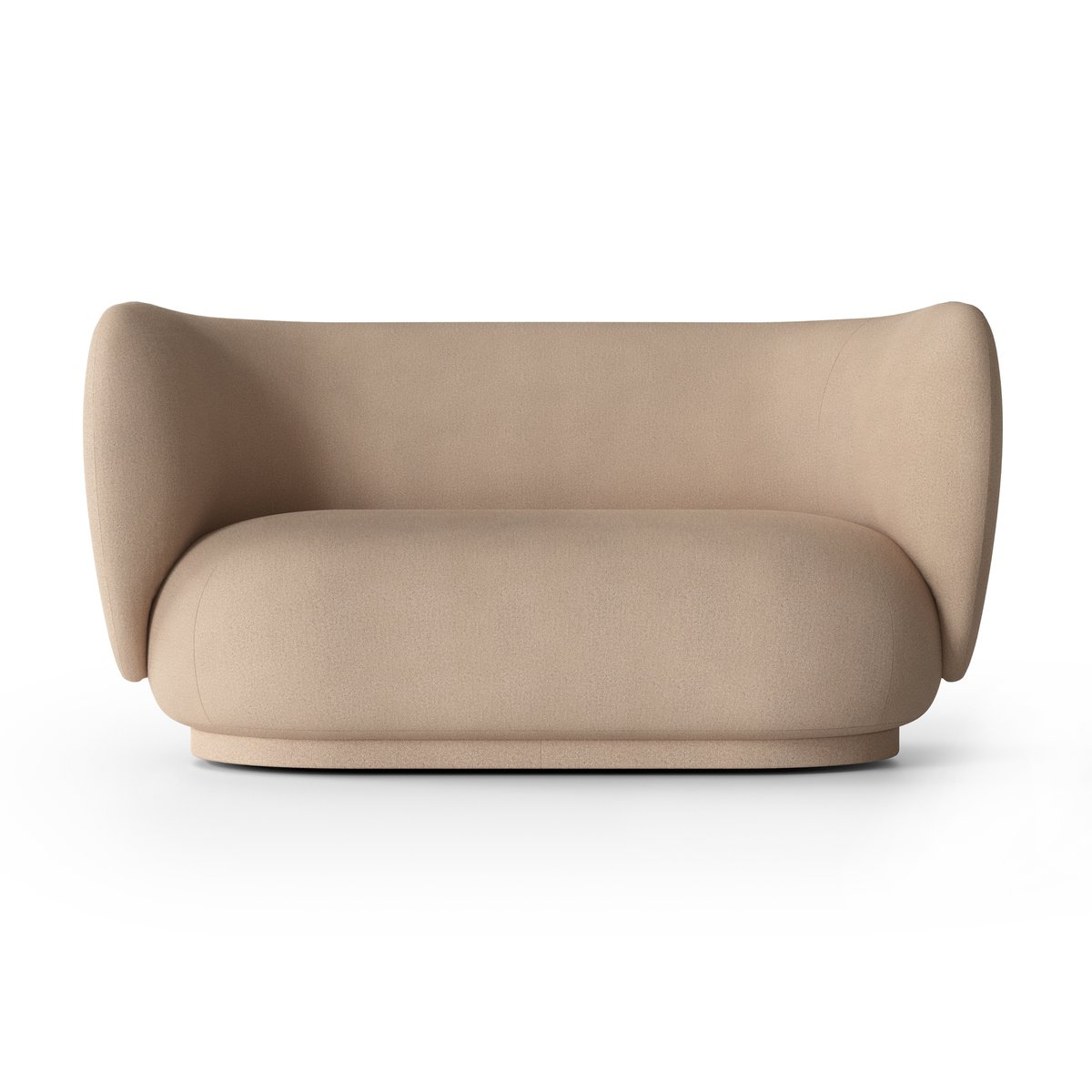Ferm Living Rico bank 2-zits Brushed sand | Scandinavisch Interieur | Bankstellen | Beige