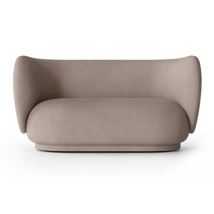 Rico bank 2-zits - Brushed warm grey - Ferm Living