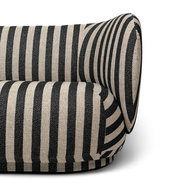 Rico bank 2-zits - Louisiana sand black - Ferm Living