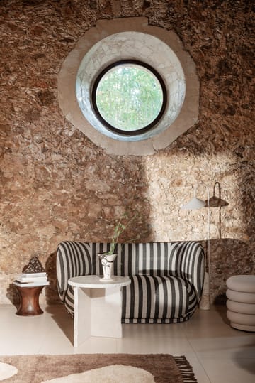 Rico bank 2-zits - Louisiana sand black - Ferm Living
