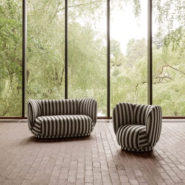 Rico bank 2-zits - Louisiana sand black - Ferm Living