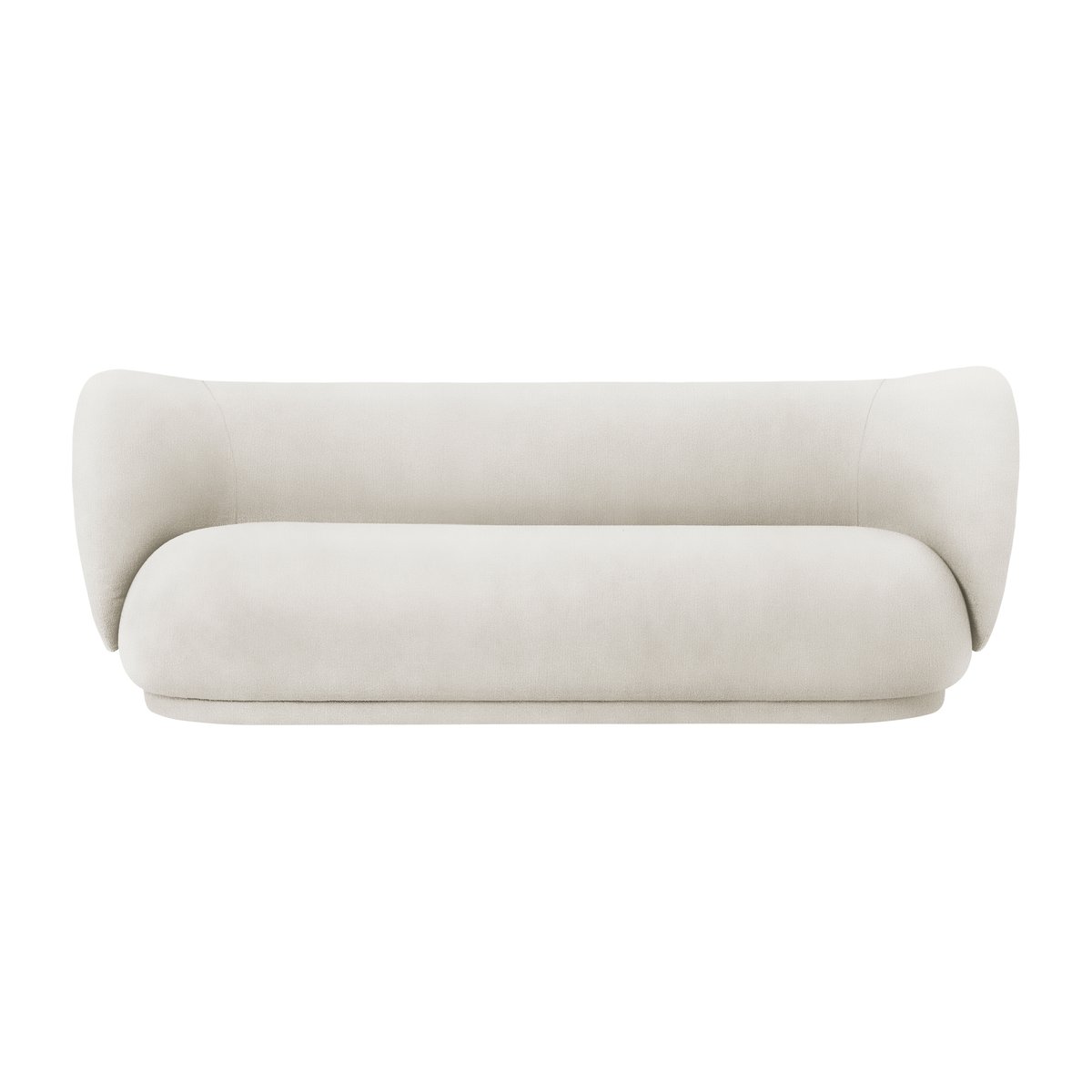 Ferm Living Rico bank 3-zits Brushed offwhite | Scandinavisch Interieur | Bankstellen | Wit
