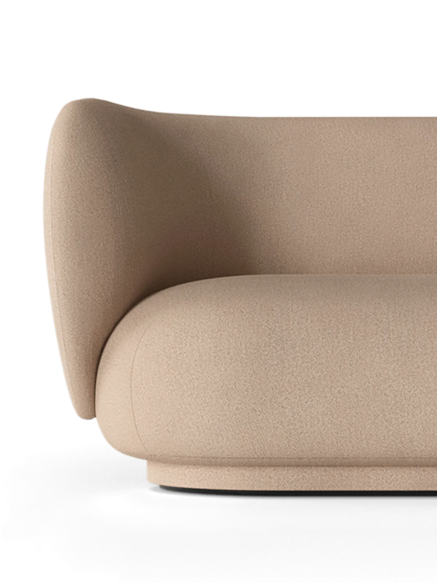 Rico bank 4-zits, Brushed sand Ferm Living