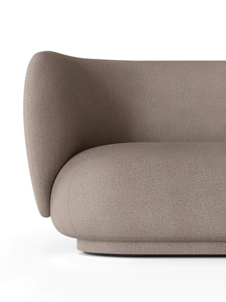 Rico bank 4-zits, Brushed warm grey Ferm Living