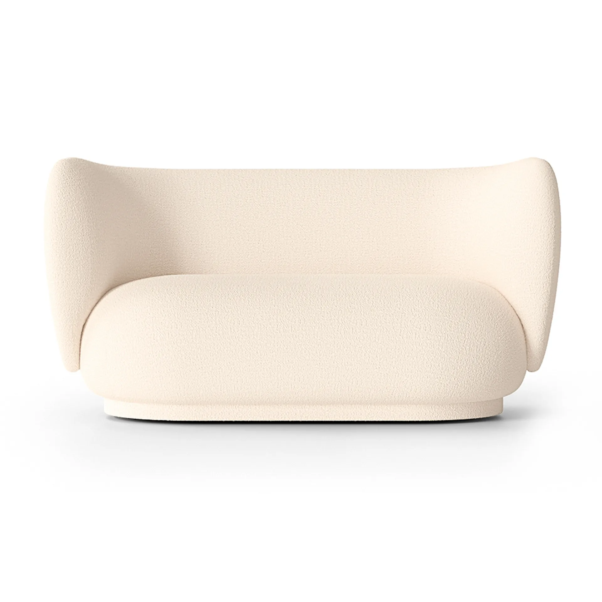 Rico bank bouclé 2-zits, Bouclé offwhite Ferm Living