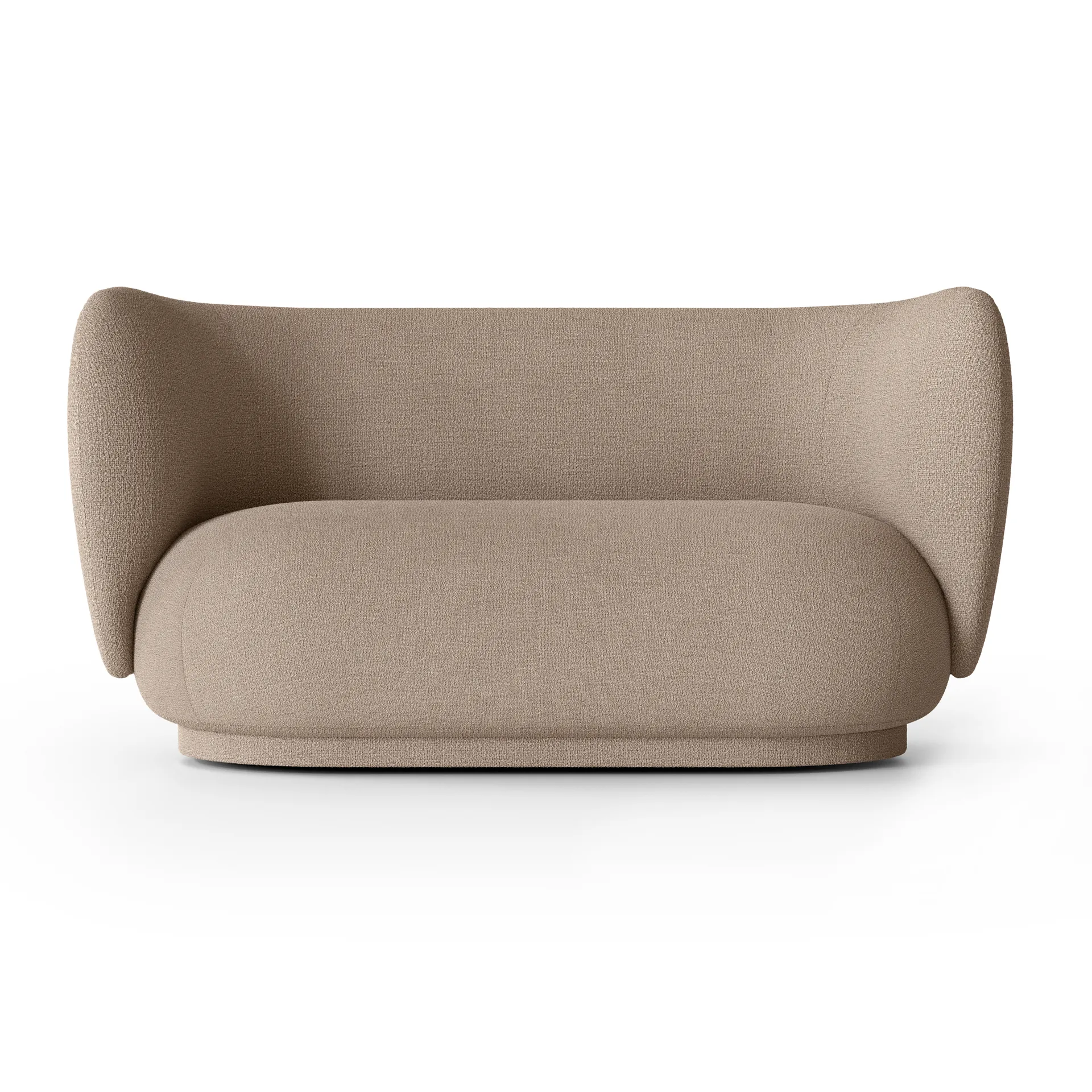 Rico bank bouclé 2-zits, Bouclé sand Ferm Living
