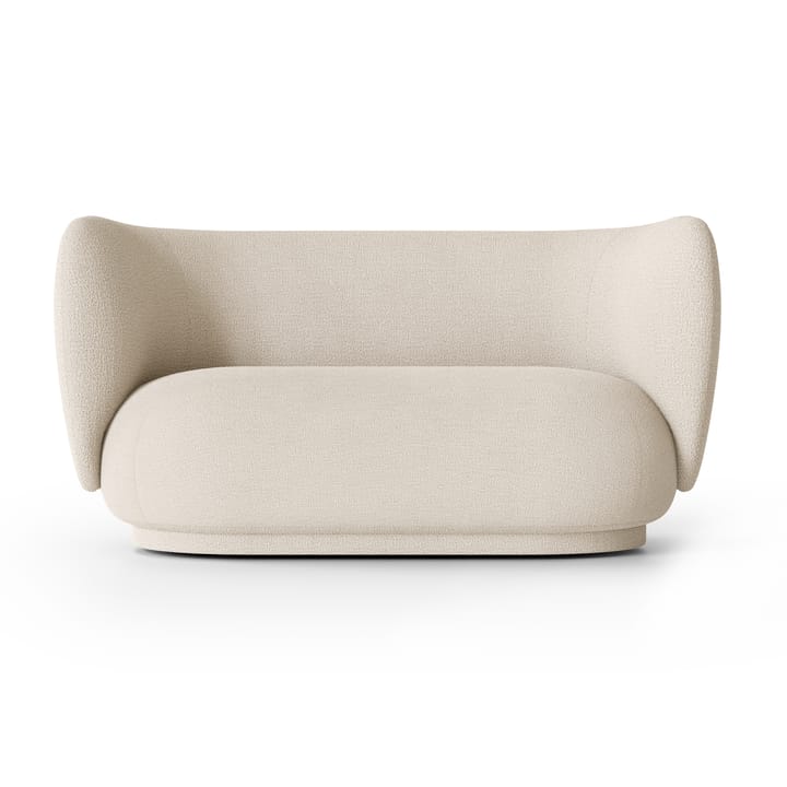 Rico bank bouclé 2-zits - Wool bouclé offwhite - Ferm LIVING