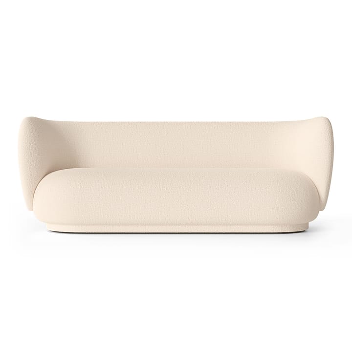 Rico bank bouclé 3-zits - Wool bouclé offwhite - Ferm Living