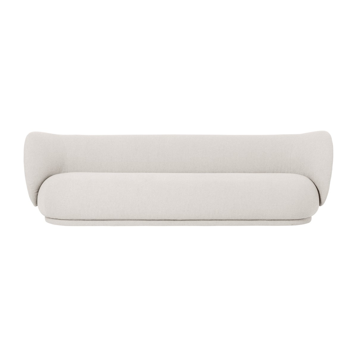 ferm LIVING Rico bank bouclé 4-zits Bouclé offwhite