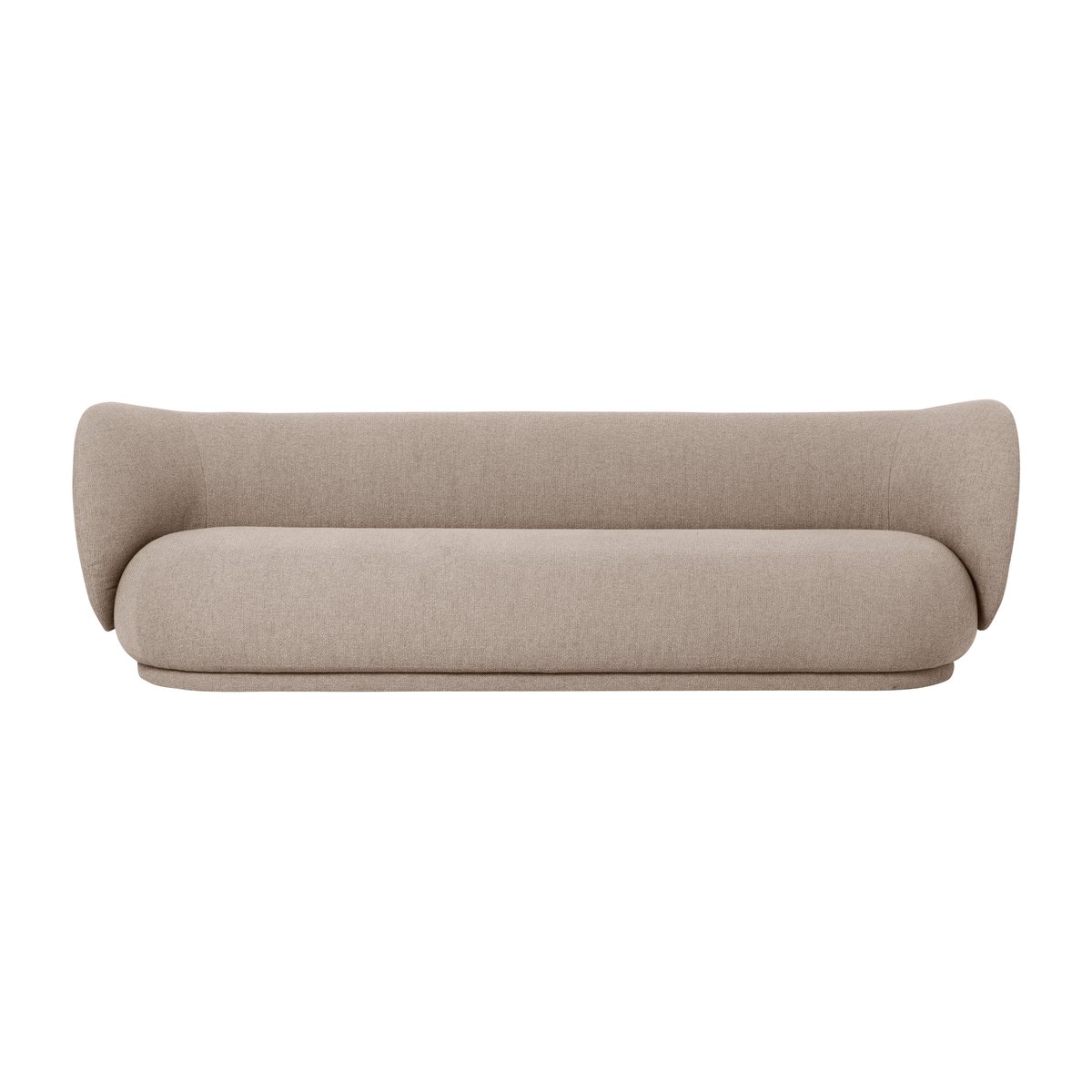 Ferm Living Rico bank bouclé 4-zits Bouclé sand | Scandinavisch Interieur | Bankstellen | Beige