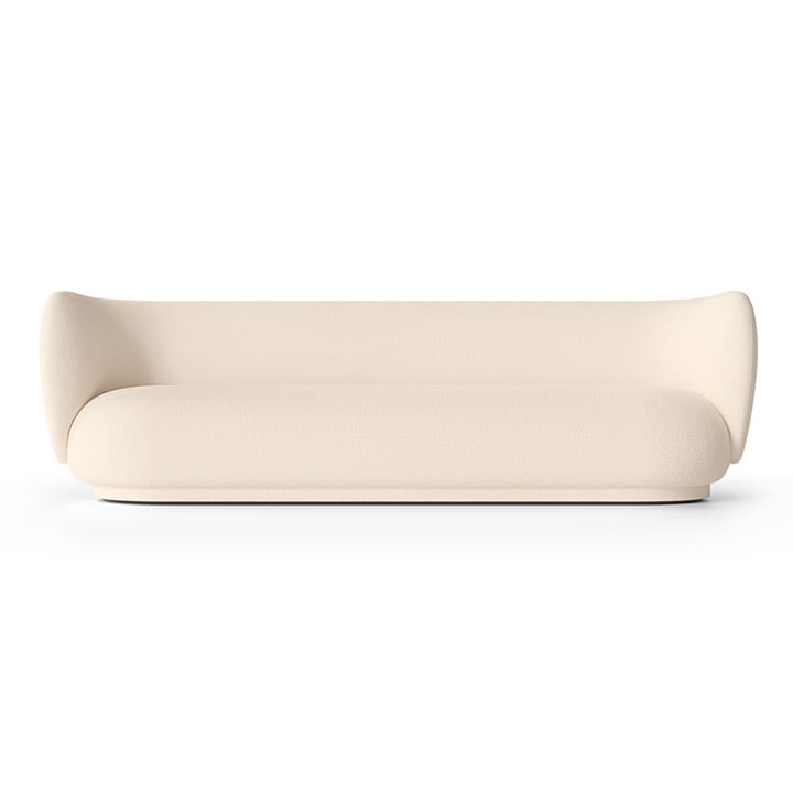 Rico bank bouclé 4-zits - Wool bouclé offwhite - Ferm Living