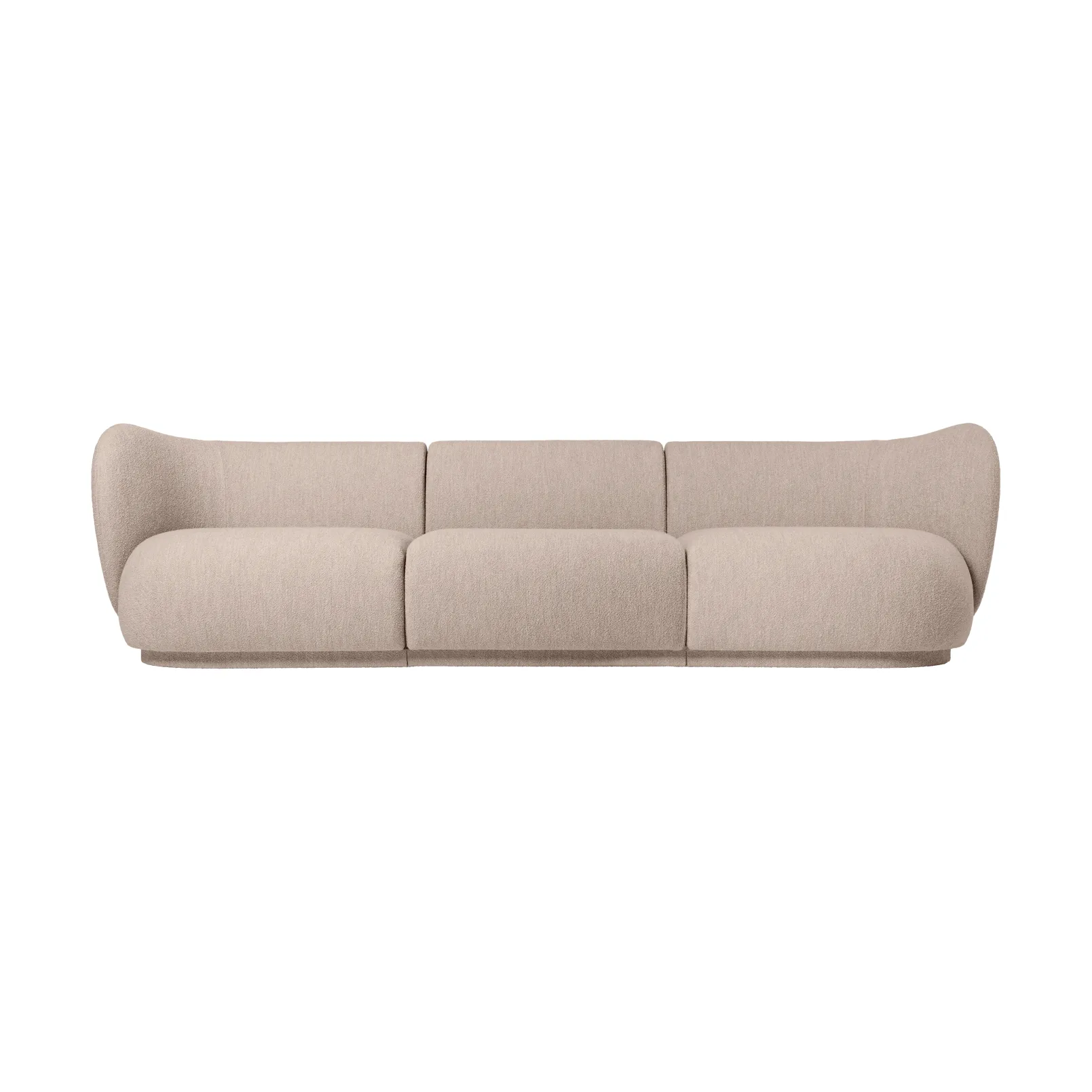 Rico bankmodule armrest L Soft Bouclé, Natural Ferm Living
