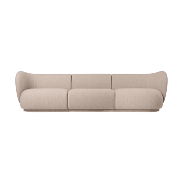 Rico bankmodule armrest L Soft Bouclé - Natural - Ferm Living
