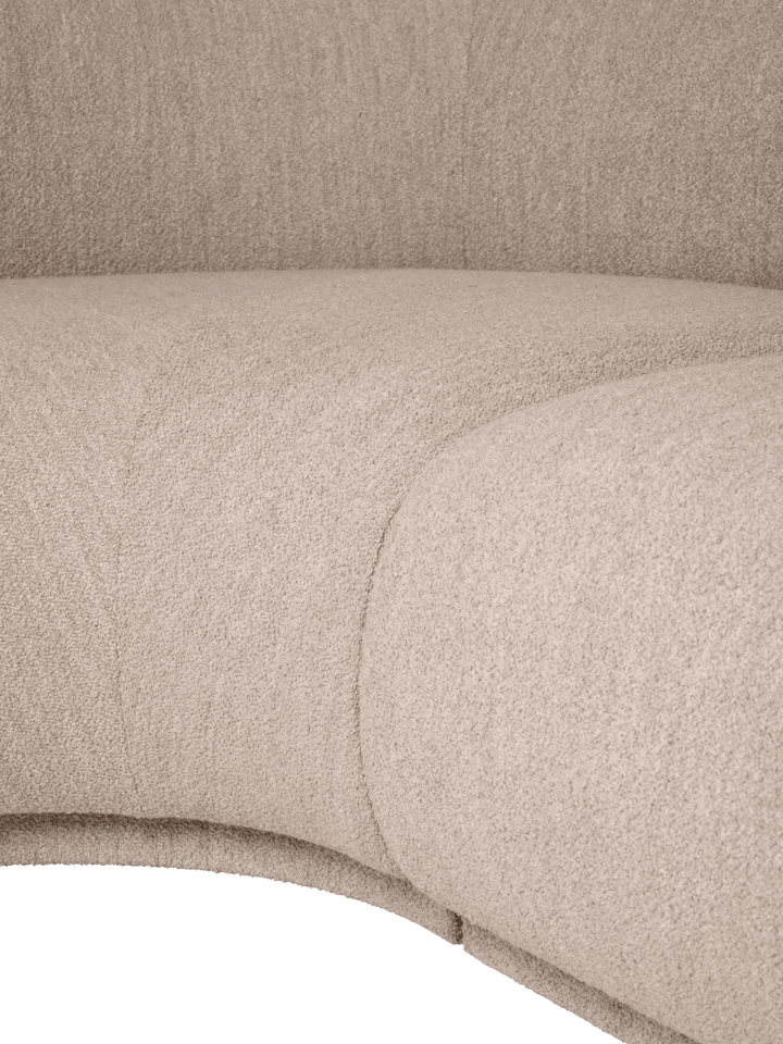 Rico bankmodule armrest L Soft Bouclé, Natural Ferm Living