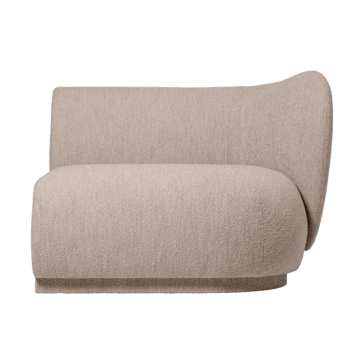 Rico bankmodule armrest R Soft Bouclé - Natural - Ferm Living