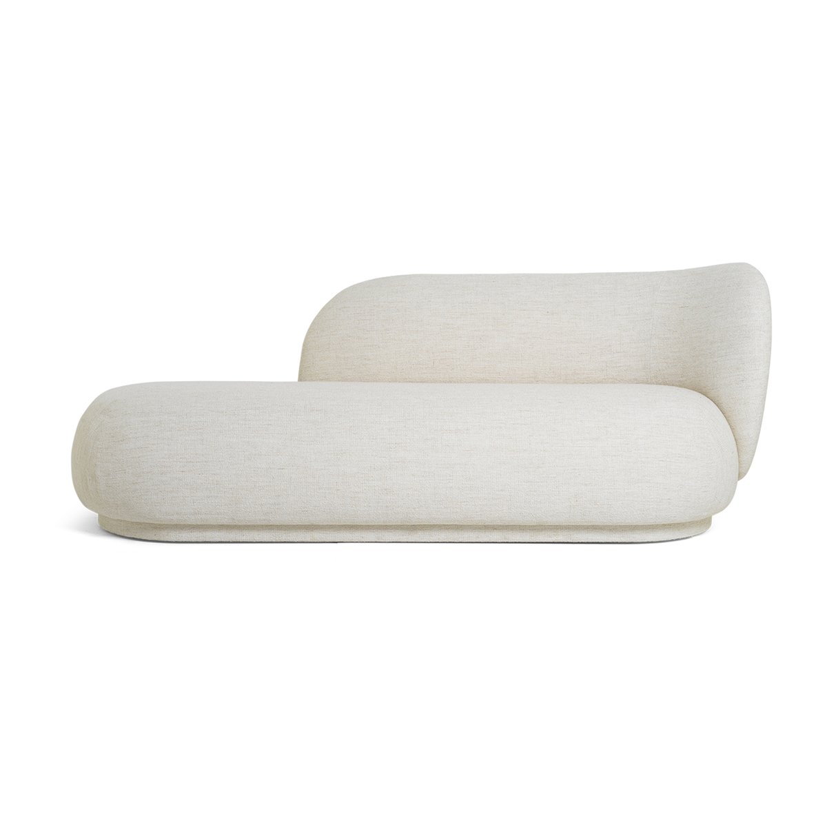 ferm LIVING Rico divan bouclé rechts Offwhite