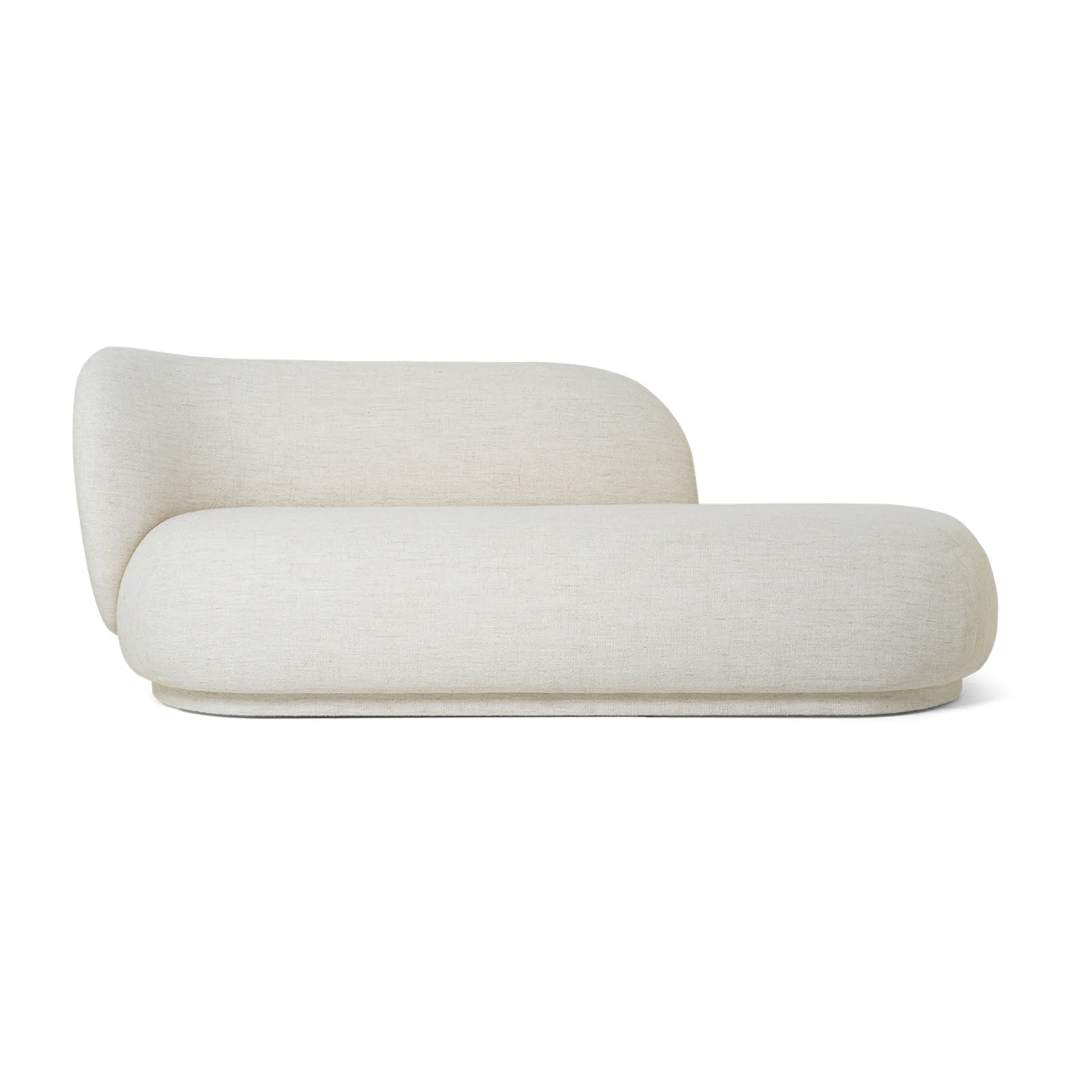 Rico divan chaise longue bouclé links, Offwhite Ferm Living