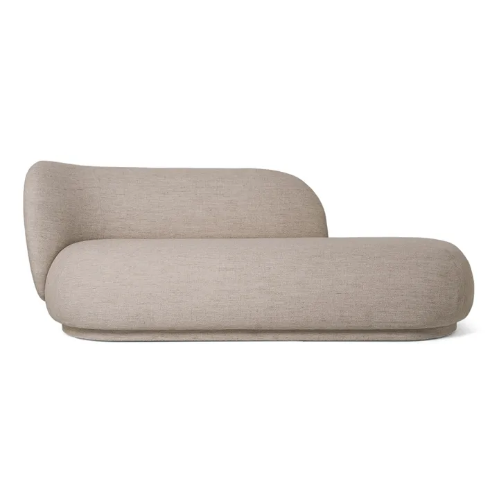 Rico divan chaise longue bouclé links - Sand - Ferm Living