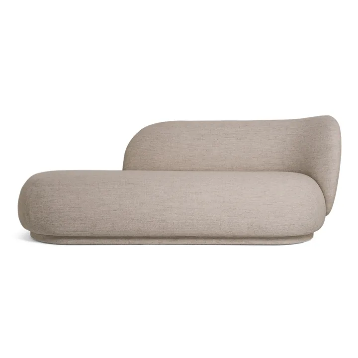 Rico divan chaise longue bouclé rechts - Bouclé sand - Ferm Living