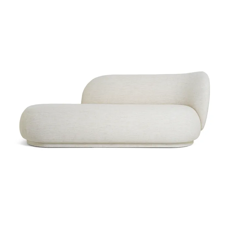 Rico divan chaise longue bouclé rechts - Offwhite - Ferm Living