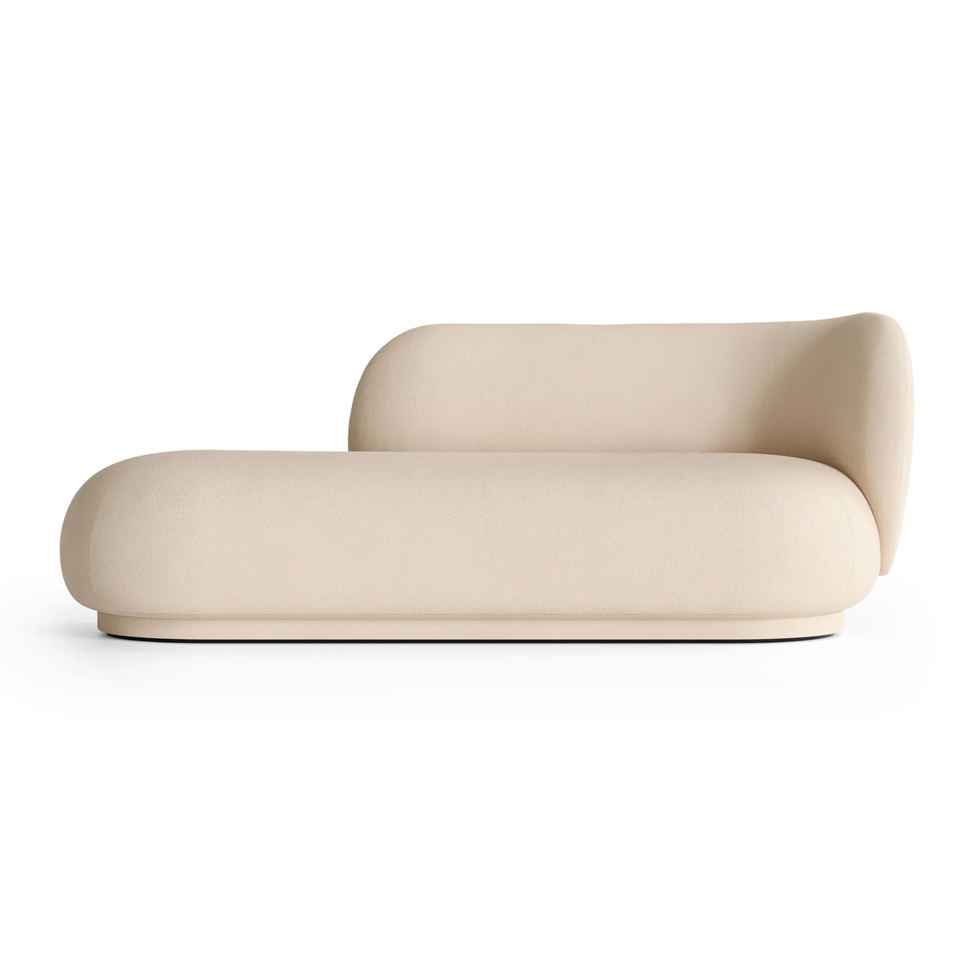 Rico divan chaise longue rechts, Brushed offwhite Ferm Living