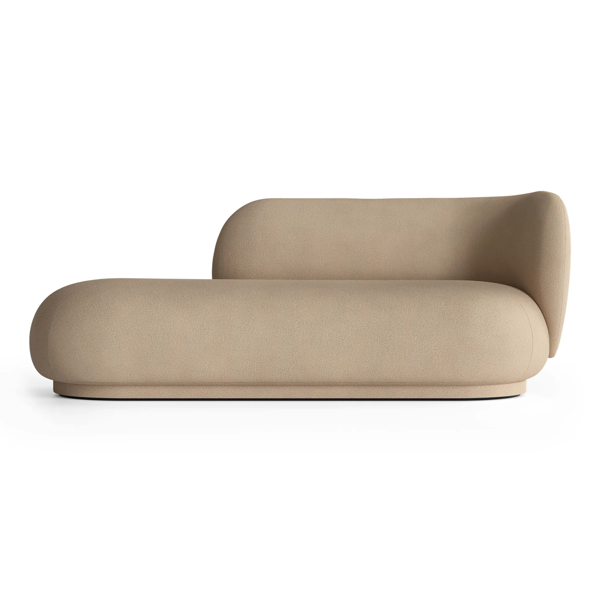Rico divan chaise longue rechts, Brushed sand Ferm Living