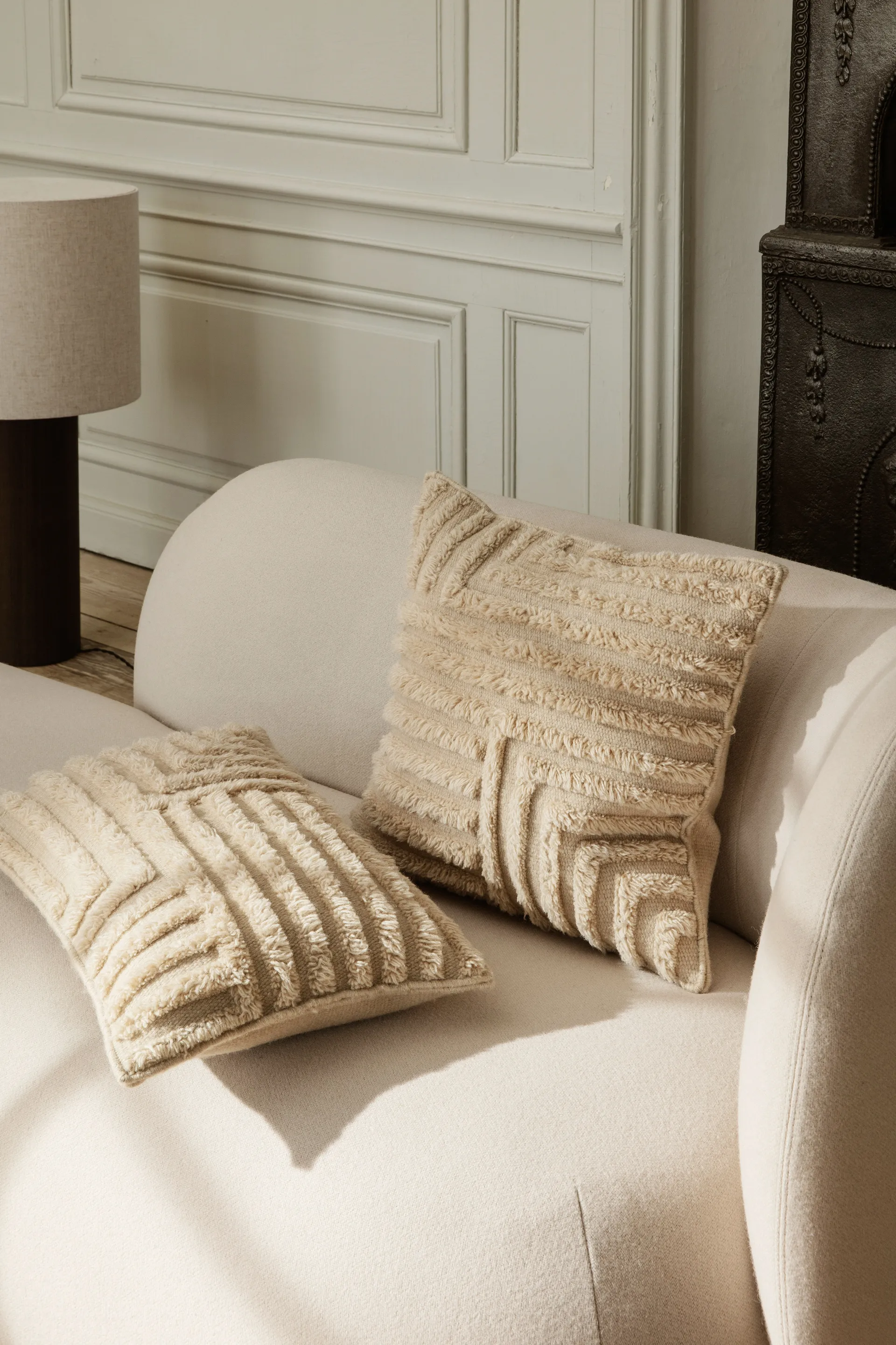 Rico divan rechts, Brushed offwhite Ferm Living