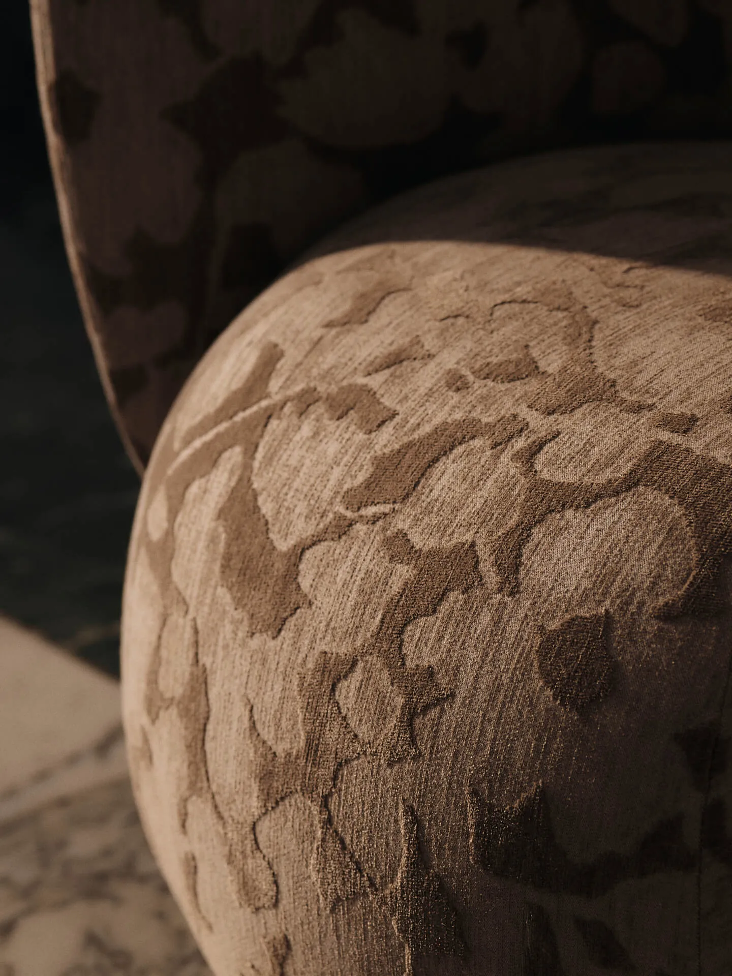 Rico lounge chair fauteuil, Cilla-Taupe Ferm Living