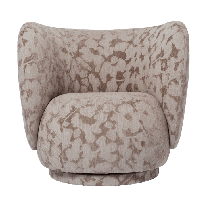 Rico lounge chair fauteuil swivel - Cilla-Taupe - Ferm Living