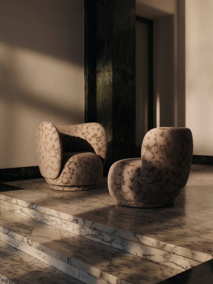 Rico lounge chair fauteuil swivel, Cilla-Taupe Ferm Living