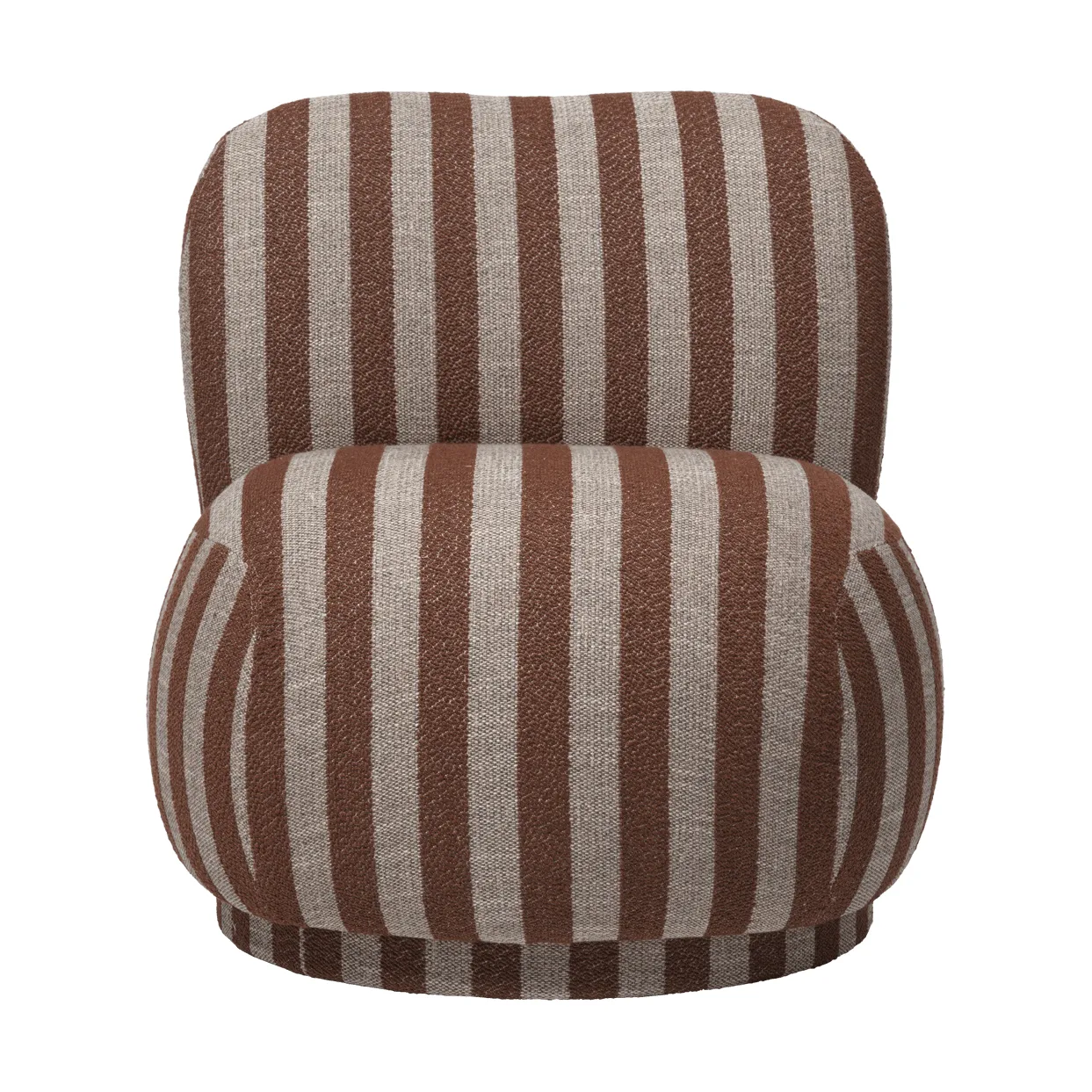 Rico lounge chair piccolo fauteuil, Louisiana, Sand-chocolate Ferm Living