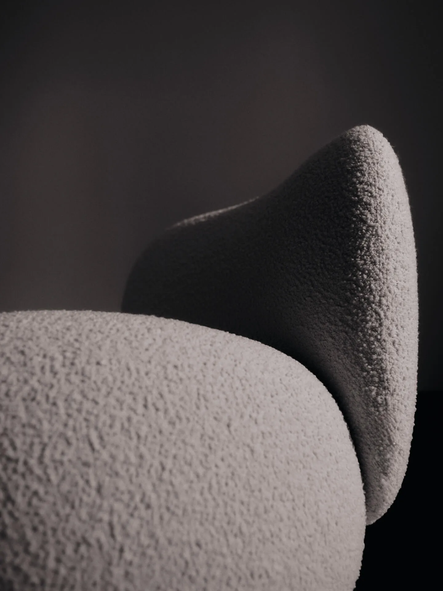 Rico lounge chair piccolo fauteuil, Nordic Bouclé-Off-white Ferm Living