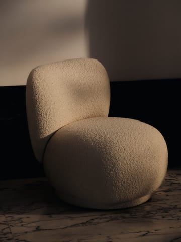 Rico lounge chair piccolo fauteuil - Nordic Bouclé-Off-white - Ferm Living
