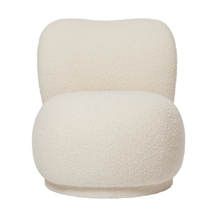 Rico lounge chair piccolo fauteuil swivel - Nordic Bouclé-Off-white - Ferm Living
