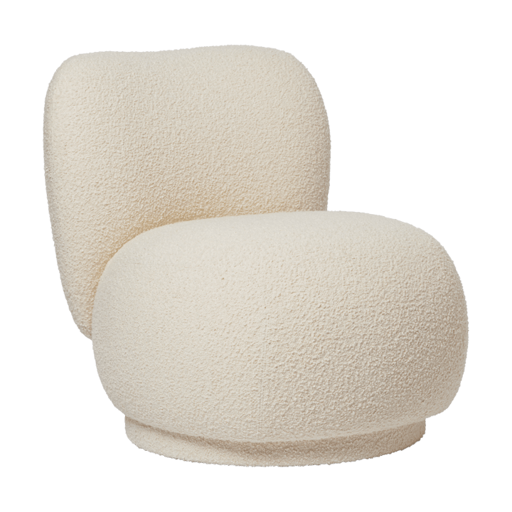 Rico lounge chair piccolo fauteuil swivel, Nordic Bouclé-Off-white Ferm Living