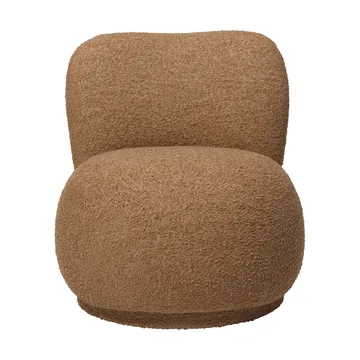 Rico lounge chair raw bouclé piccolo fauteuil - Tan - Ferm Living