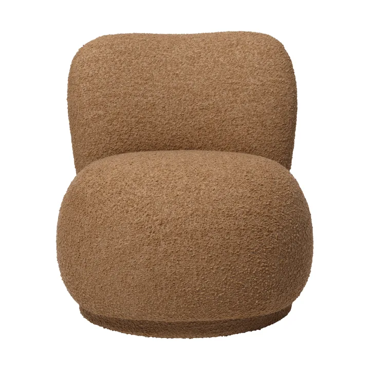 Rico lounge chair raw bouclé piccolo fauteuil - Tan - Ferm Living